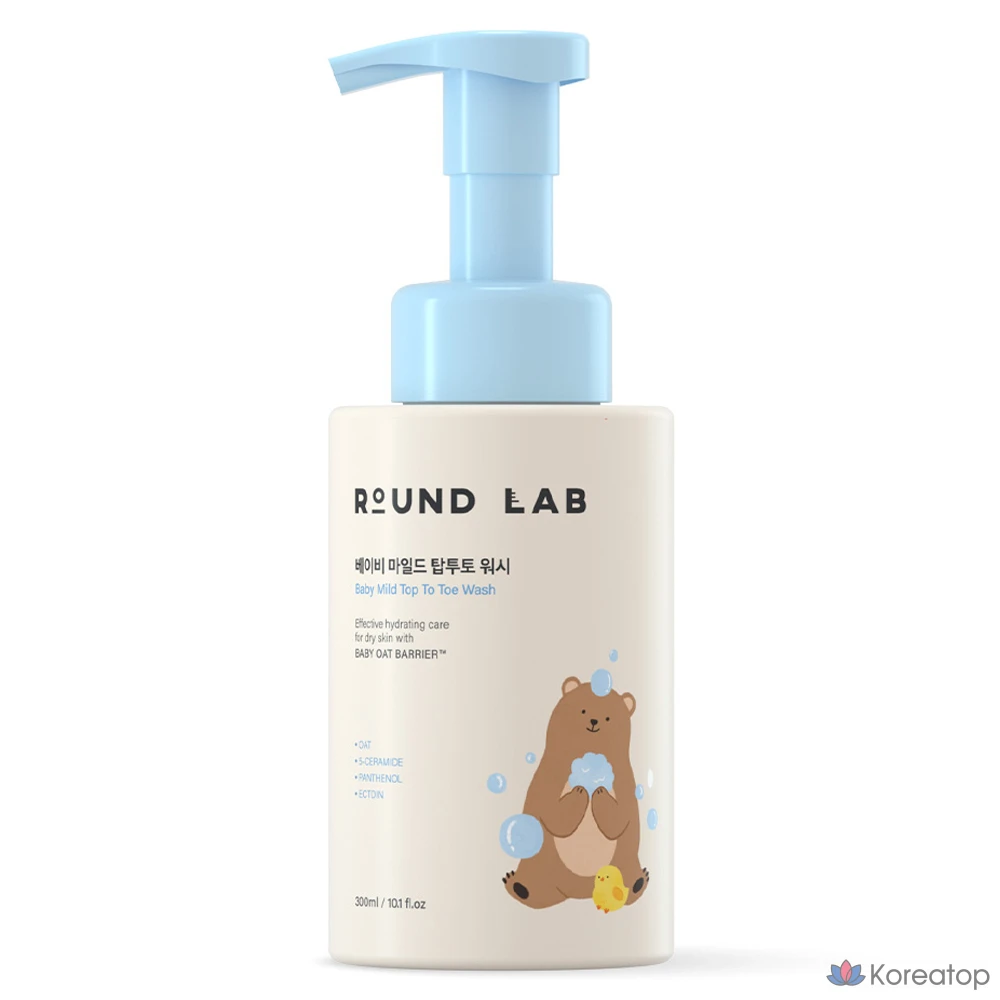 Детское мягкое средство для мытья волос Round Lab Baby Line, 300 мл, 1 шт.