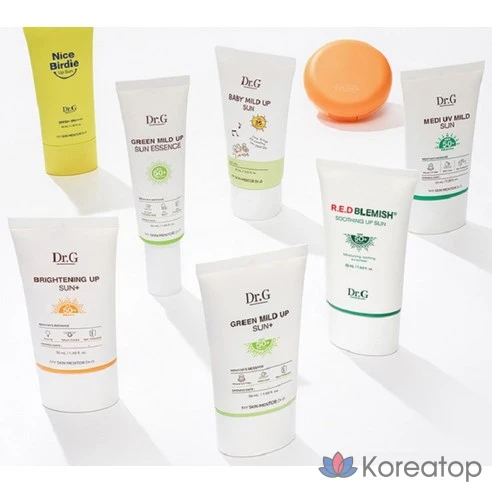 Солнцезащитный крем для чувствительной кожи Dr.G, 35 мл