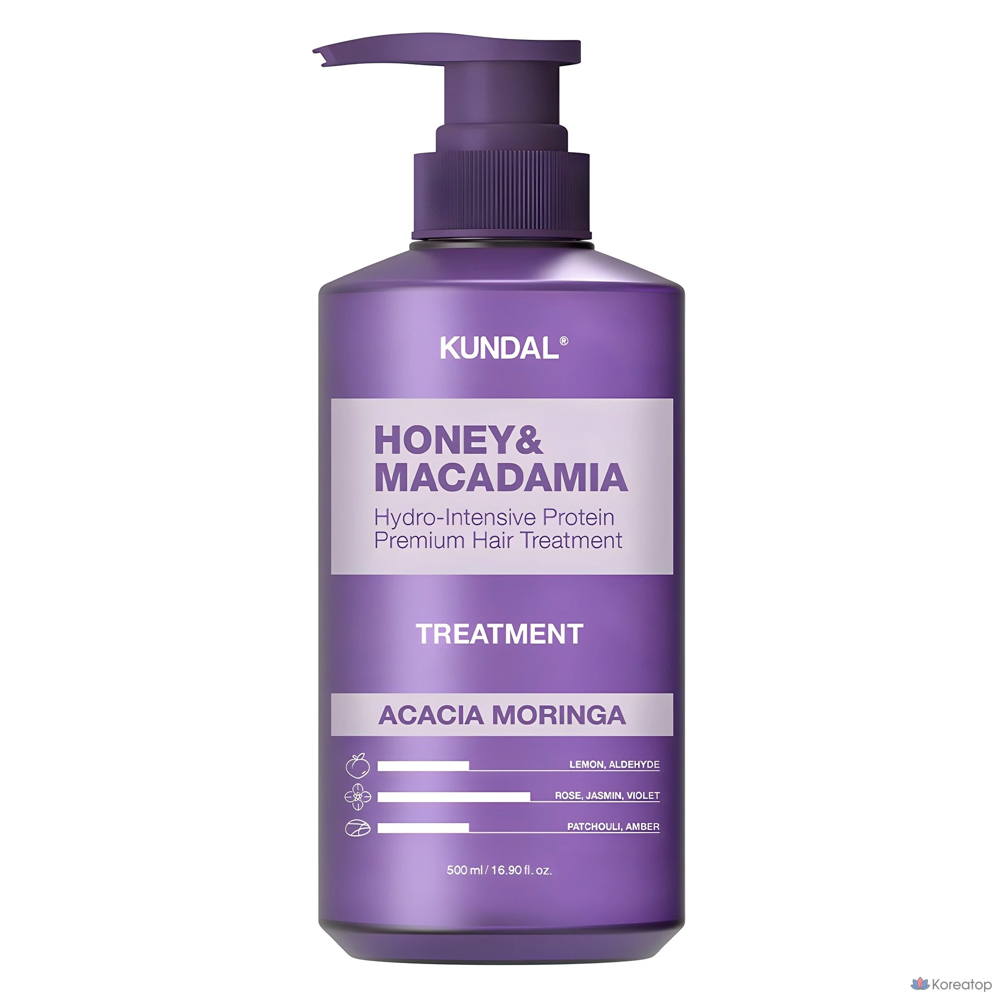 Kundal Honey &amp; Macadamia Acacia Moringa, 500 мл, 1 шт.