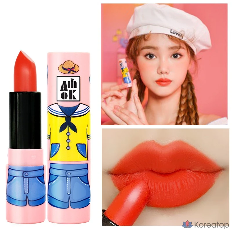 Помада YNM Kitalt Picnic, B01 Marine Look, 4 г, 1 шт.