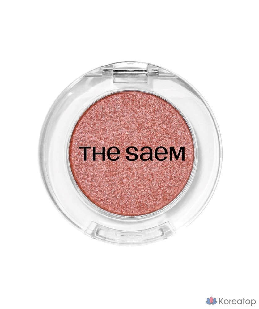 Однотонные мерцающие тени для век The Saem Saemmul, CR01 (Pomelo for Beginners), 1 шт.