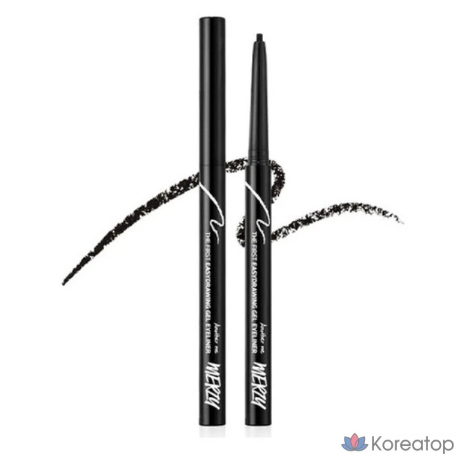 Гелевая подводка для глаз MERZY the First Easy Drawing Gel Eyeliner, 0.14g, EG1 Conte, 1 шт.