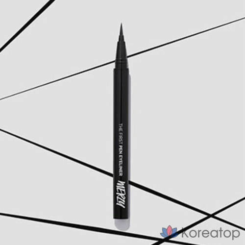 Подводка для глаз MERZY the First Pen Eyeliner, цвет Oreo, 0,5 г, 1 шт.