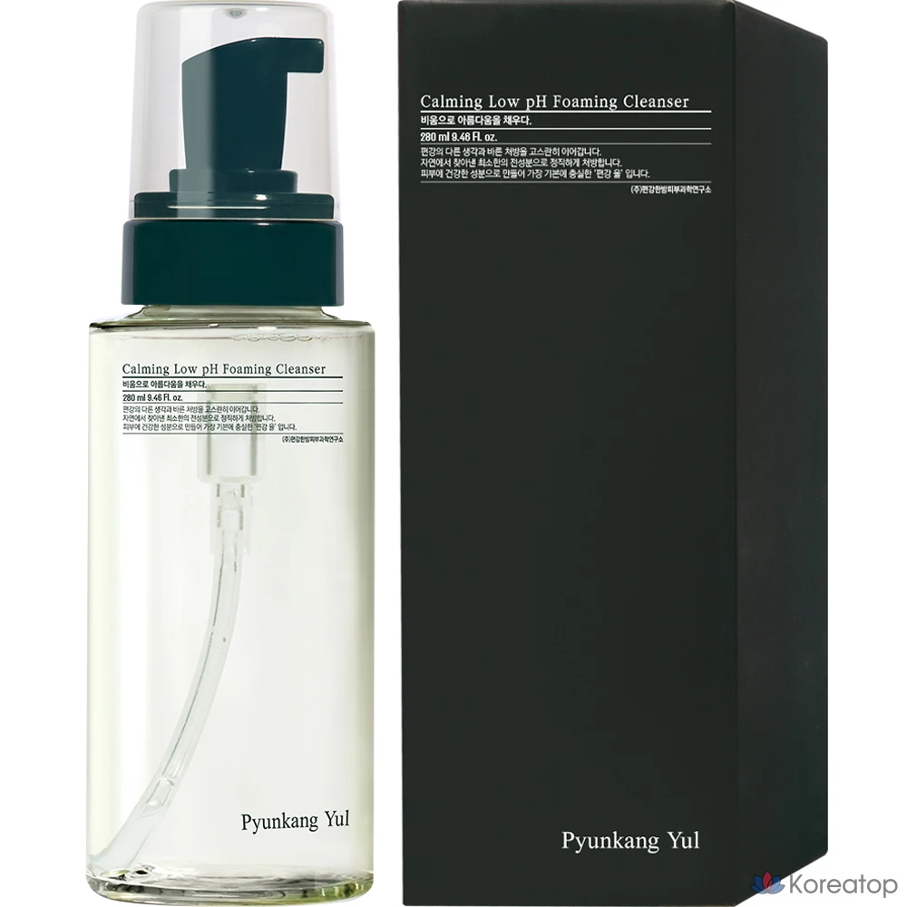 Пенящееся очищающее средство Pyungangyul с мягкой кислотностью для успокоения кожи, 280 мл, 1 шт.