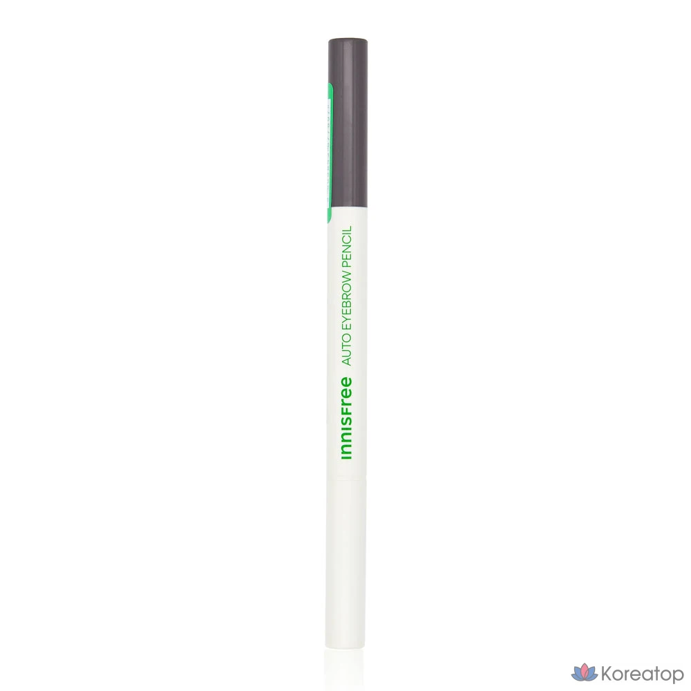 Карандаш для бровей Innisfree Flat Eyebrow Pencil, № 4, оттенок Dawn Dew Ash Brown, 1 шт.