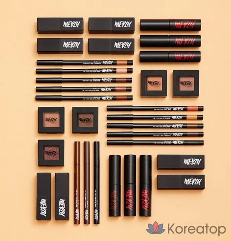 Карандаш для бровей MERZY the First, 0,3 г, оттенок B4, цвет кешью, 1 шт.