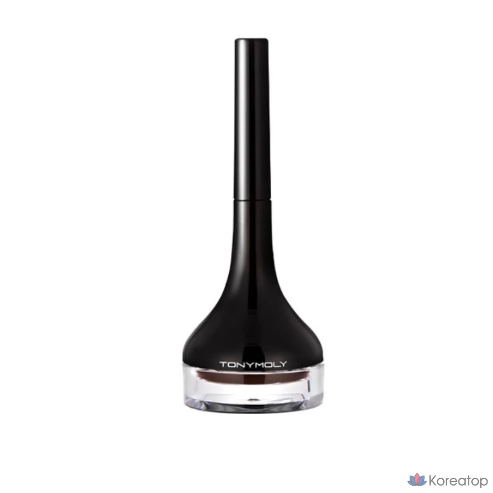 Гелевая подводка для глаз Tony Moly Back с длинной кистью, жемчужно-коричневый цвет, 1 шт.