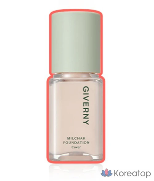 Тональный крем Giverny Close Cover Foundation, 15 мл, 1 шт., цвет Ice