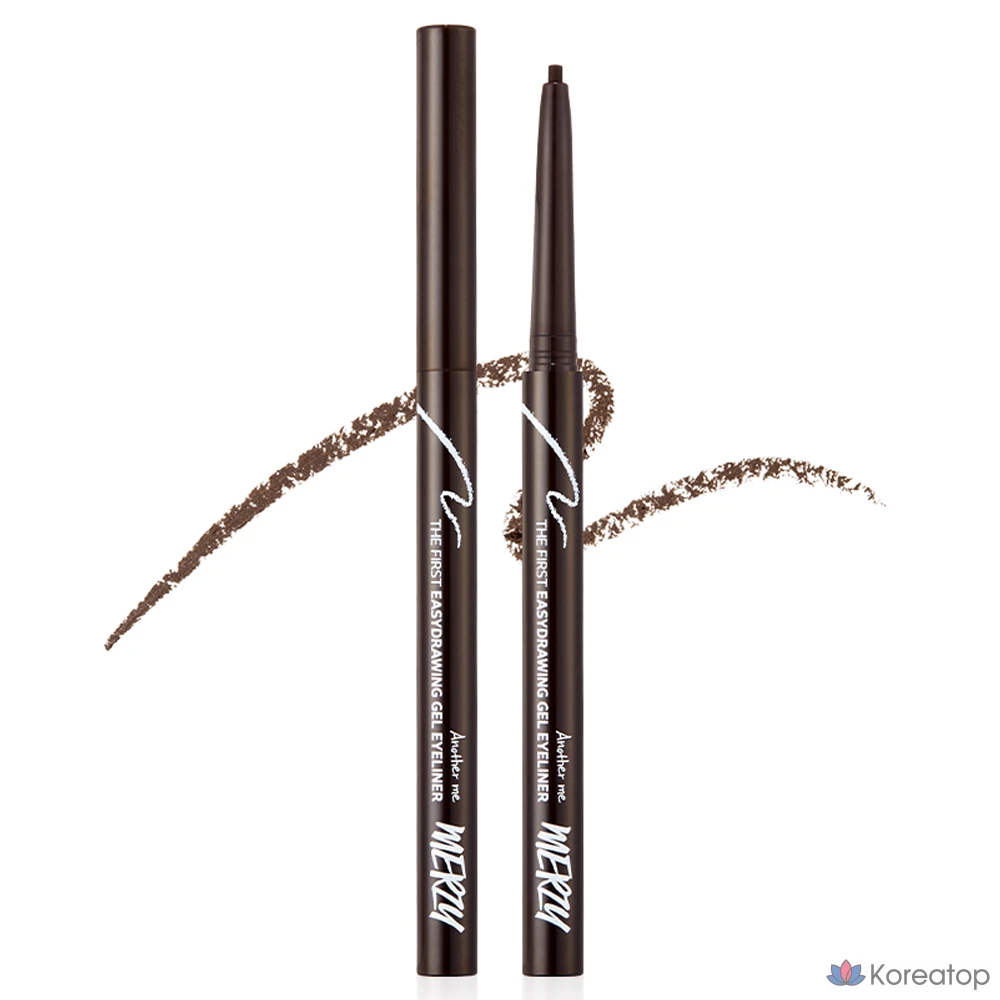 Гелевая подводка для глаз MERZY the First Easy Drawing Gel Eyeliner, 0.14g, EG2 Chestnut, 1 шт.