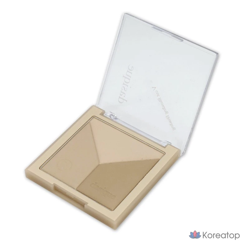 Набор для растушевки Dasique V-Cut Blending Shading, 2 цвета, холодный оттенок, 1 шт.