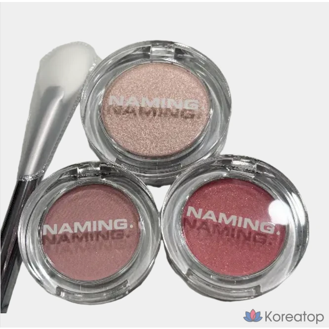 Пушистые румяна NAMING Fluffy Powder Blush, цвет Hague Bright Apricot Coral, 1 шт.