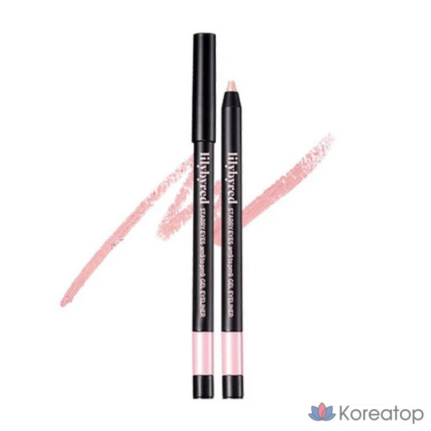 Гелевая подводка для глаз Lilybyred Stareyes Nine to Nine, 0,5 г, № 17, полупрозрачный розовый, 1 шт.