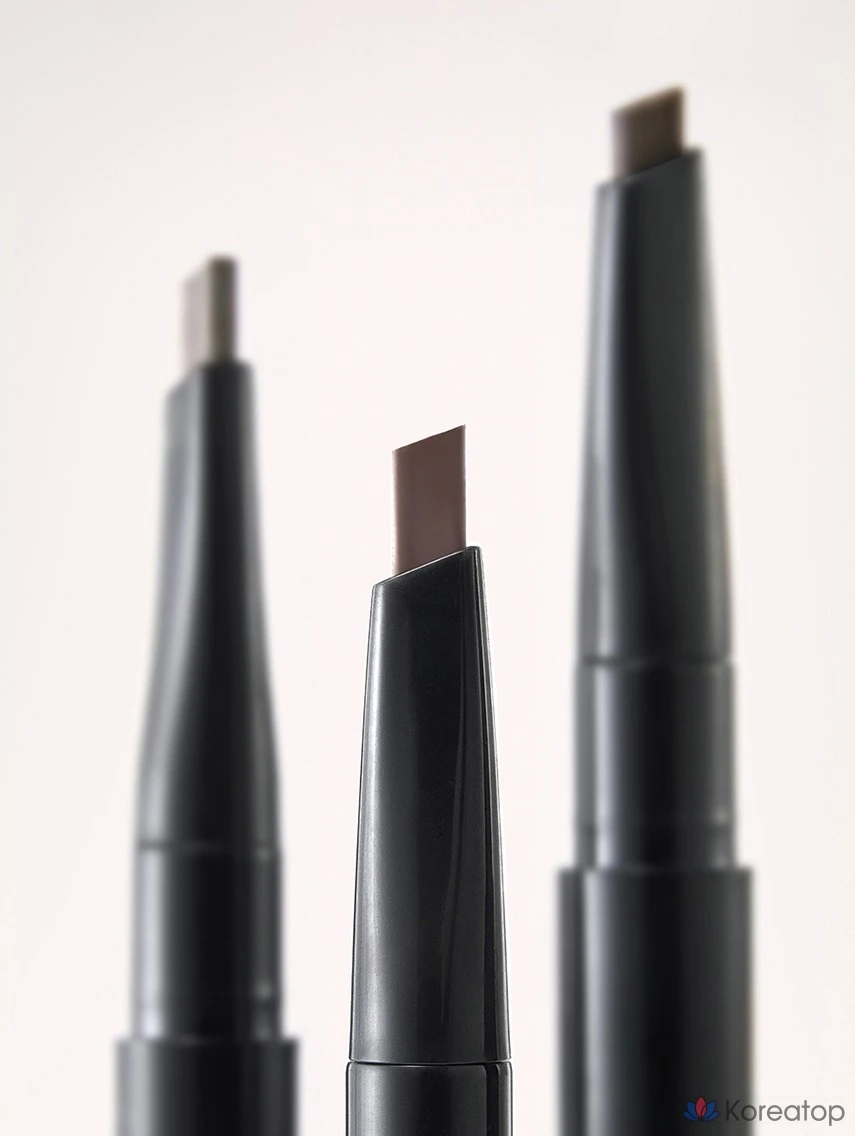 Автоматический карандаш для бровей FMGT designing 0,3 г, 04, черный/коричневый, 1 шт., фото 10