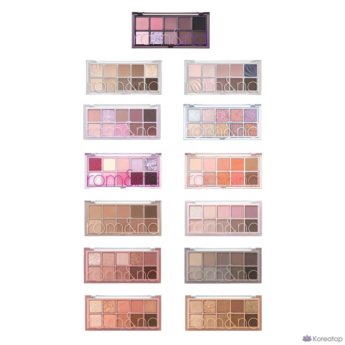 Палетка теней для век ROM&ND Better Than Palette, оттенок 05 Shade and Shadow Garden, 1 шт., фото 7