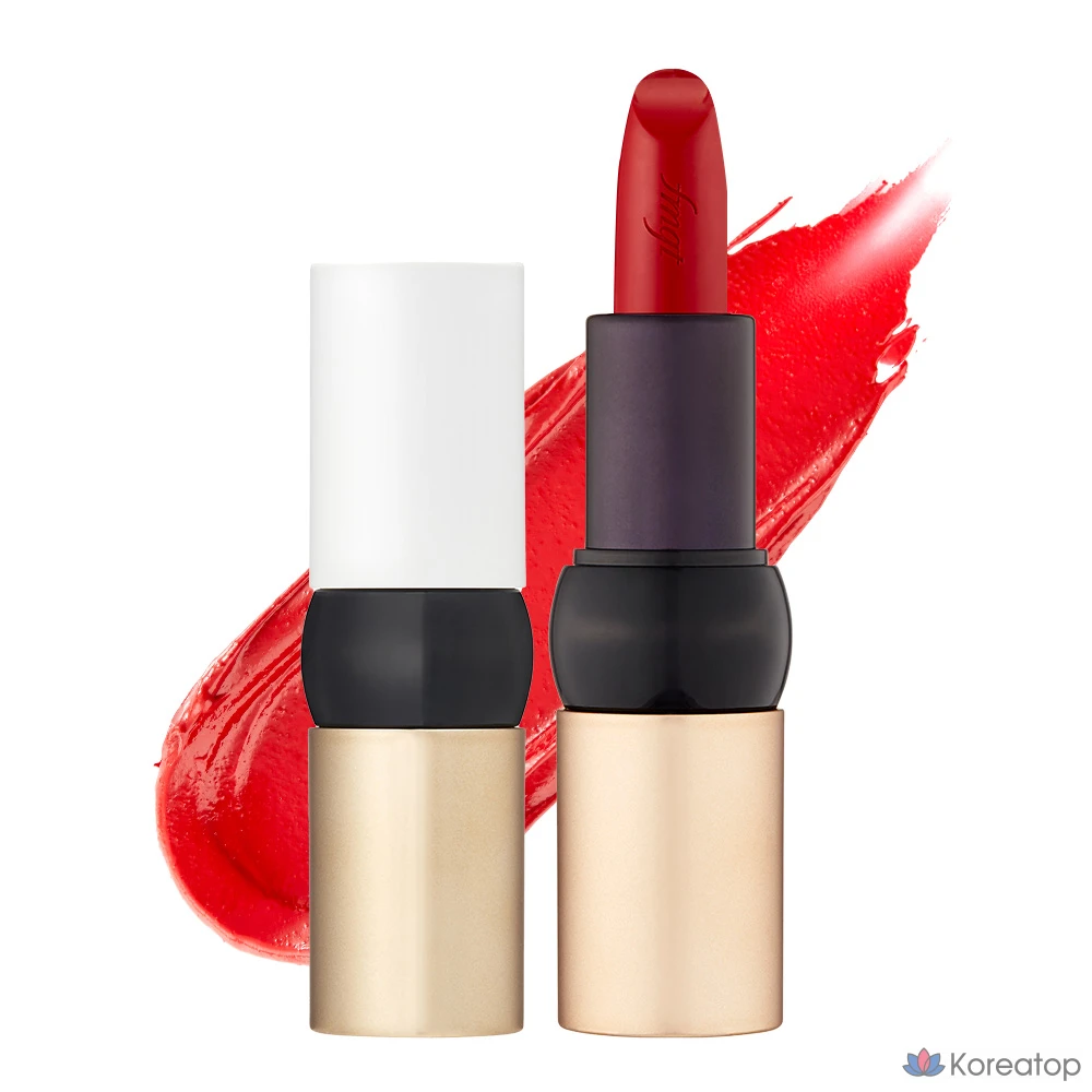 Помада The Face Shop FMGT New Bold Sheer Glow Lipstick, 1 шт., оттенок 06 Layering Red.
