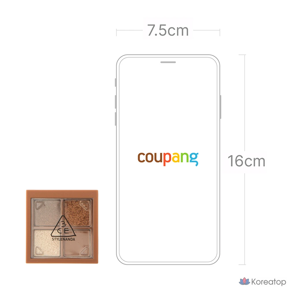 Палитра мини-теней для век 3CE, оттенок Casual Talk, 1 шт., фото 6