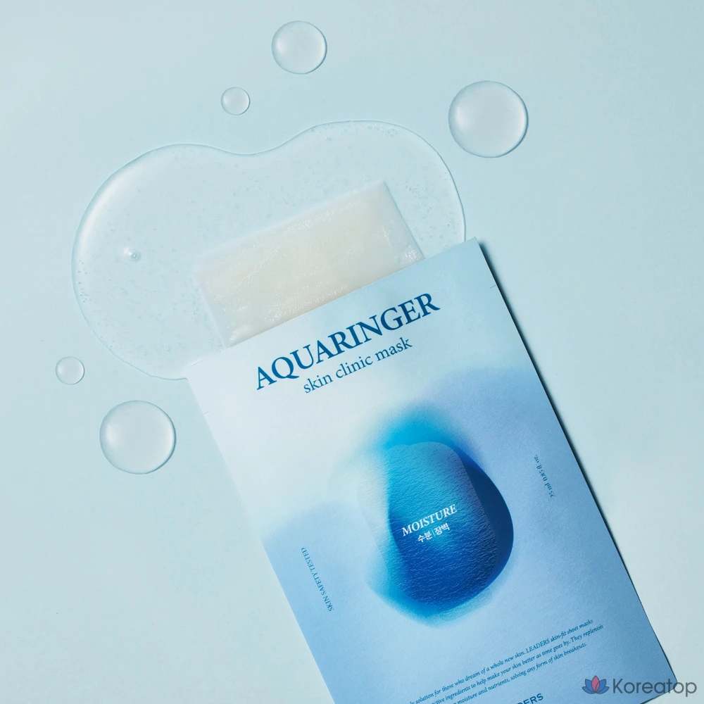 Маска для лица Leaders Aquaringer Skin Clinic, 25 мл, упаковка из 10 и 6 штук., фото 4