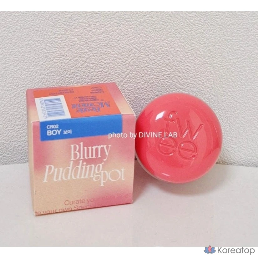 Помада для губ и щек Blurry_Puding Pot FWEE, CR02 Boy Boy, 1 шт.