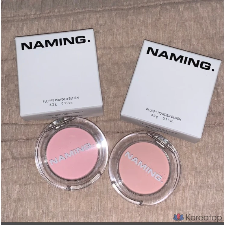 Пушистые румяна NAMING Fluffy Powder Blush, цвет Hague Bright Apricot Coral, 1 шт., фото 3