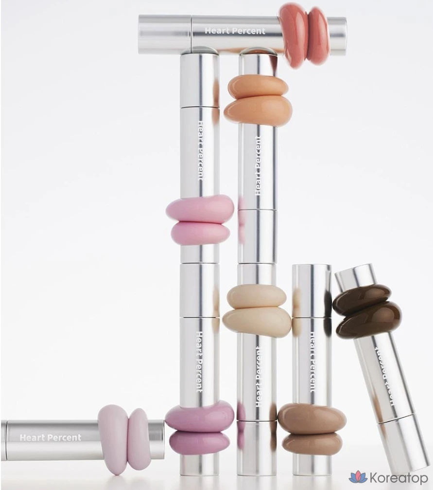 Тинт для губ Heart Percent Dot On Mood One Way Glow, 4 г, 05 Rosy Balm, 1 шт., фото 7