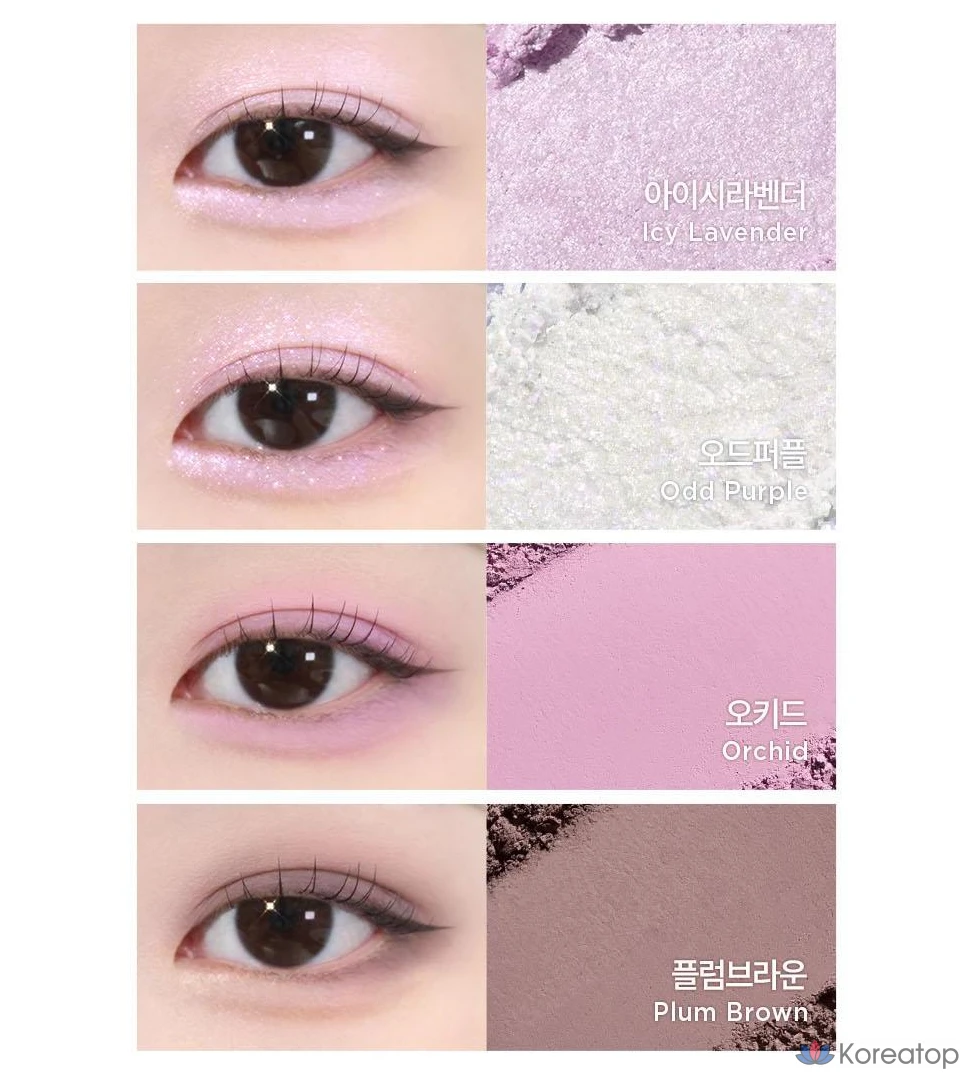 Палетка теней Lilybyred Mood It AD 2,75 г, 08 Strange It, 1 шт., фото 6