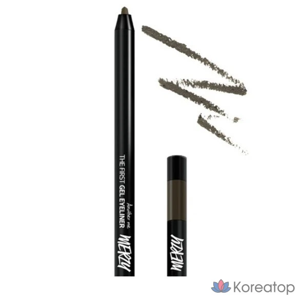 Гелевая подводка для глаз MERZY the First, 0,5 г, G11, угольно-коричневый, 1 шт.