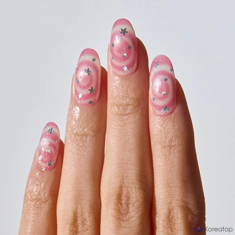 Гель-лак для ногтей Ohora Gel Nail Strip, N Candy Swirl, 1 шт., фото 3