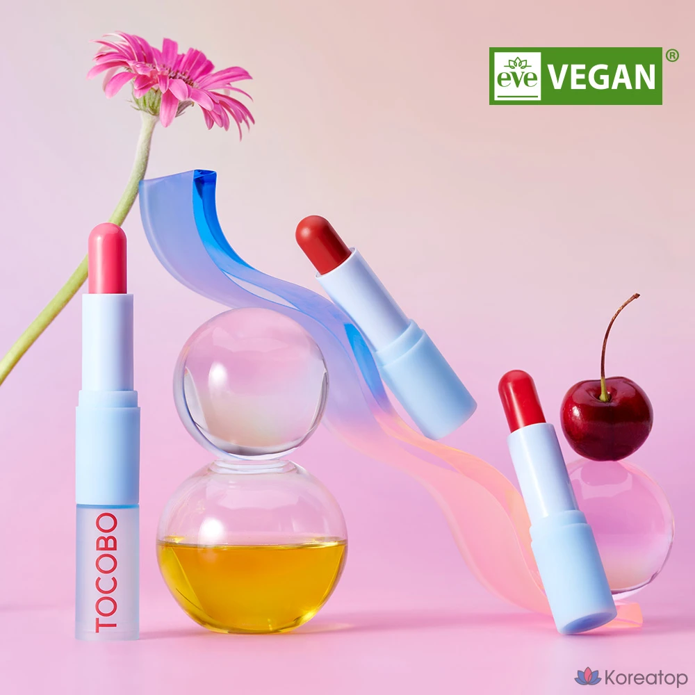 Тонированный бальзам для губ Tokobo Glass, оттенок 011 Plush Cherry, 3,5 г, 1 шт.