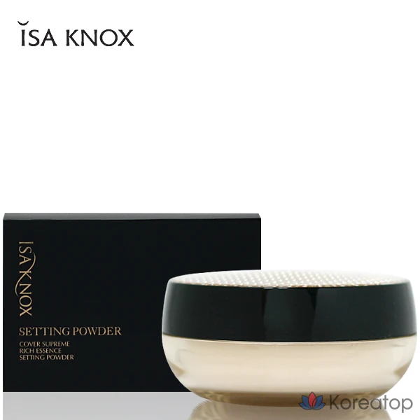 Пудра для фиксации макияжа Isa Knox Cover Supreme Rich Essence Setting Powder, 30 г, 1 шт., фото 3