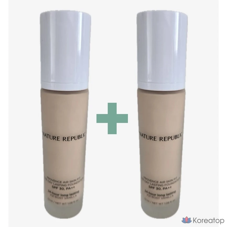 Тональный крем Nature Republic Close Cover Provence Air Skin Fit One-Day Lasting Foundation 32 мл, 1 шт., оттенок Warm Beige