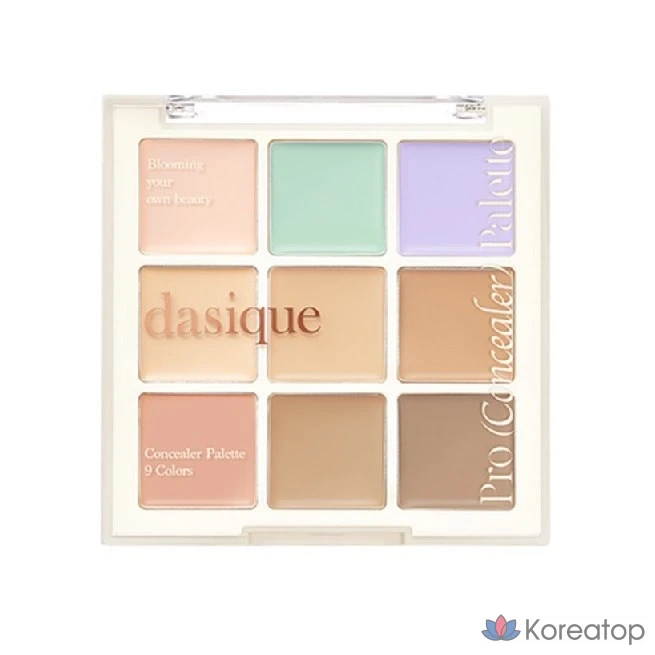Палетка консилеров Dasique Pro, 9 г, 1 оттенок COVER, 1 шт.