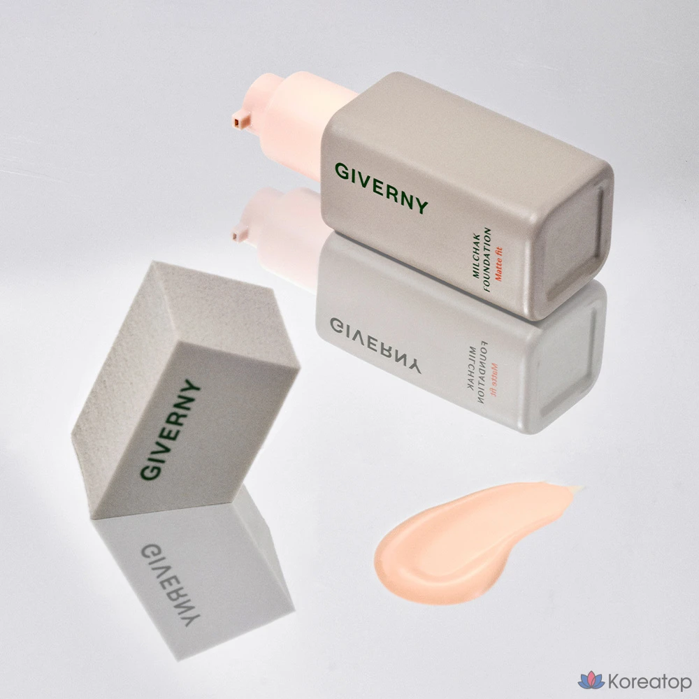 Тональный крем Giverny Matte Fit Foundation 30 мл, 1 шт., 22C. Розово-бежевый оттенок.