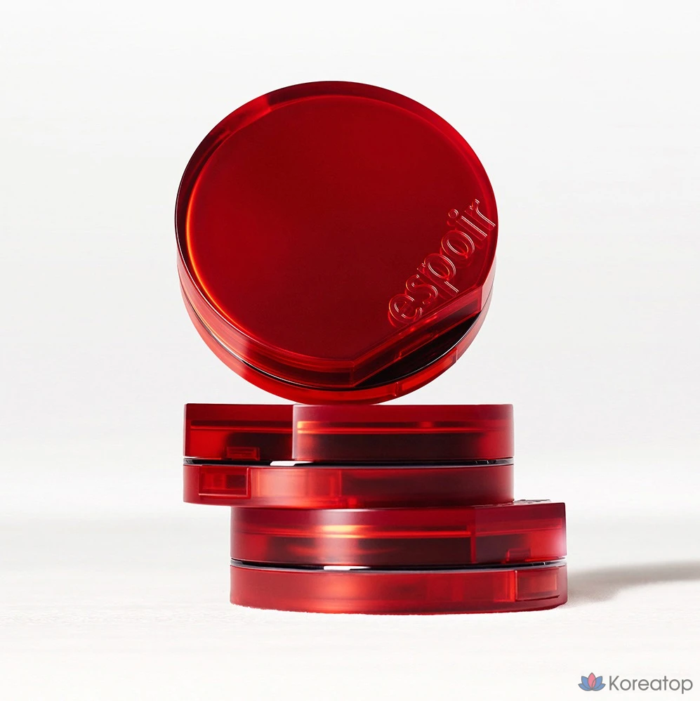 Набор из двух бархатных наволочек Espoir Bevelvet Cover Cushion 13 г + Puff 2p, № 20 Vanilla, 1 шт., фото 4