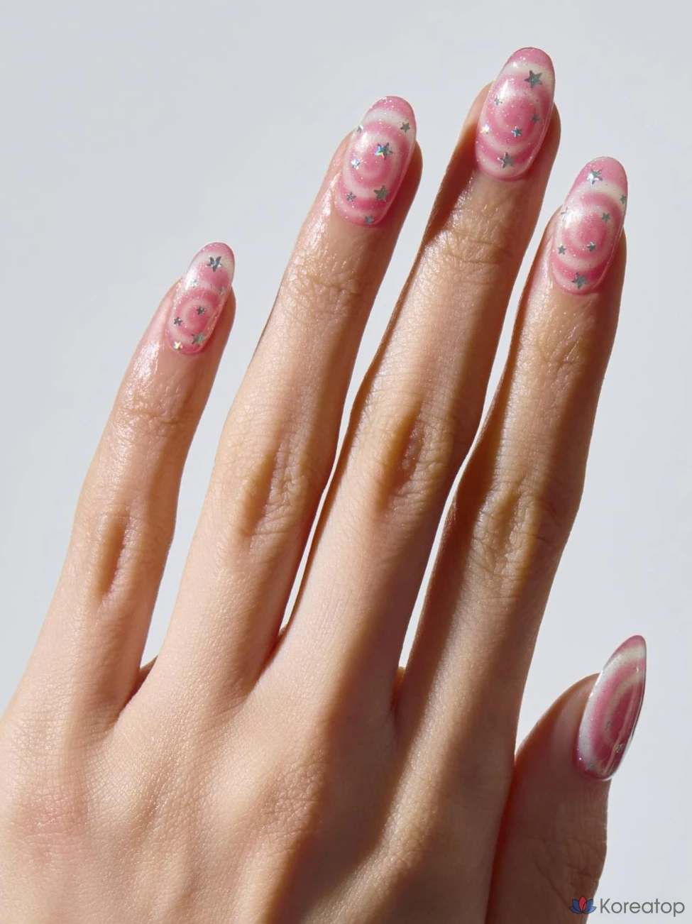 Гель-лак для ногтей Ohora Gel Nail Strip, N Candy Swirl, 1 шт., фото 4
