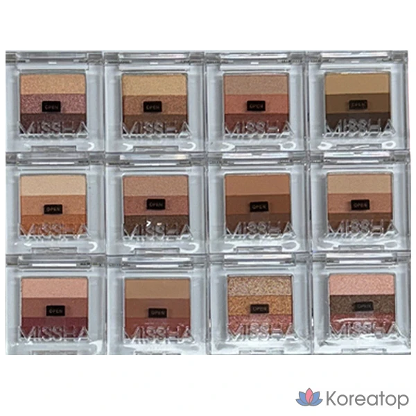 Тени для век Missha Triple Shadow 2 г (№ 1-20), № 14 Rose Fondue, 1 шт.