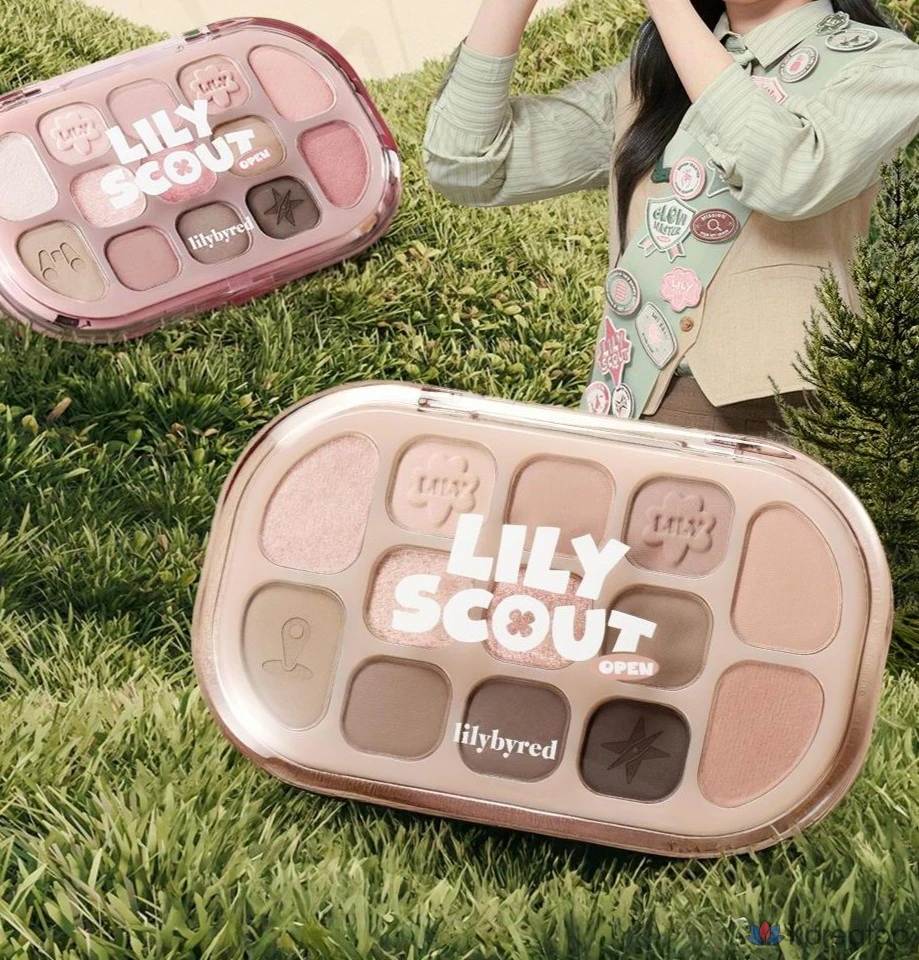 Палетка теней Lilybyred Dewy Fit, оттенок 04 «Розовое какао», 1 шт., фото 6