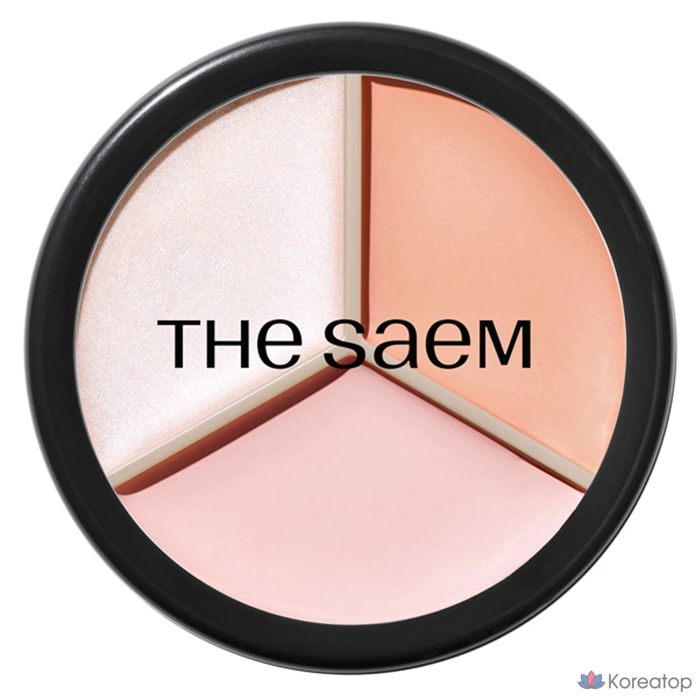 Консилер The Saem Cover Perfection Triple Pot, 13 г, 1 шт., оттенок 05 Dark Up Beige