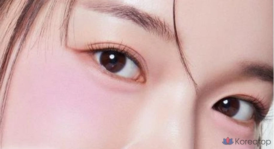 Пушистые румяна FEEV, 10 г, 1 шт., цвет папайя и виноград., фото 3