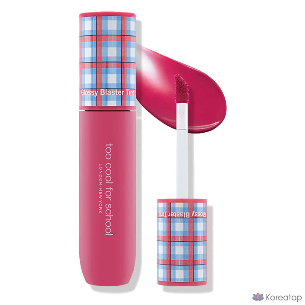 Too Cool For School Glossy Blaster Tint, 4 оттенка охлаждающего розового цвета, 3,4 г, 1 шт.