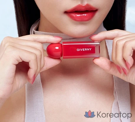 Тинт для губ Giverny Dewy Lip Glaze Tint, оттенок 06 Rich Red, 4,9 г, 1 шт., фото 2