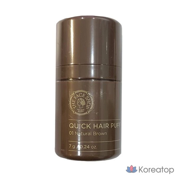 Пучок для волос The Face Shop Quick Hair Puff № 2, темно-коричневый, 1 шт.