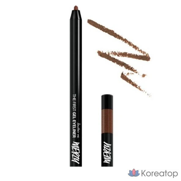 Гелевая подводка для глаз MERZY the First 0,5 г, оттенок G12 Sienna Brown, 1 шт.