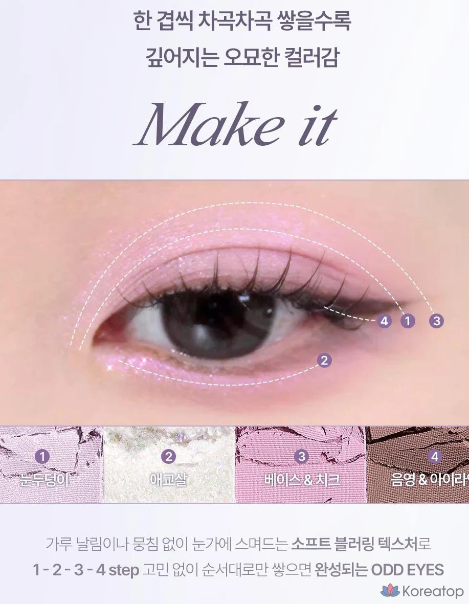 Палетка теней Lilybyred Mood It AD 2,75 г, 08 Strange It, 1 шт., фото 10