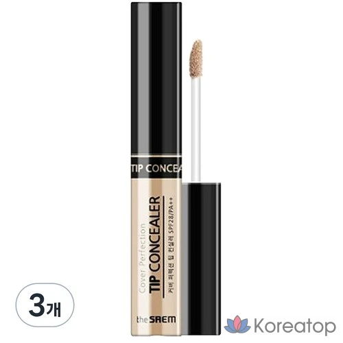 Консилер The Saem Cover Perfection Tip, 1 шт., натуральный бежевый.