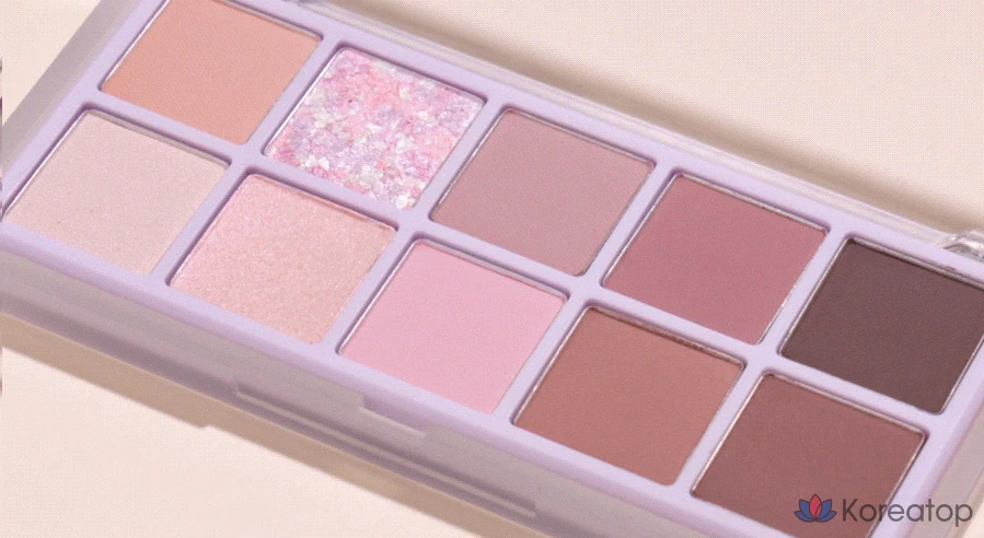 Палетка теней для век ROM&ND Better Than Palette, оттенок 09 Dreamy Lilac Garden, 1 шт., фото 3