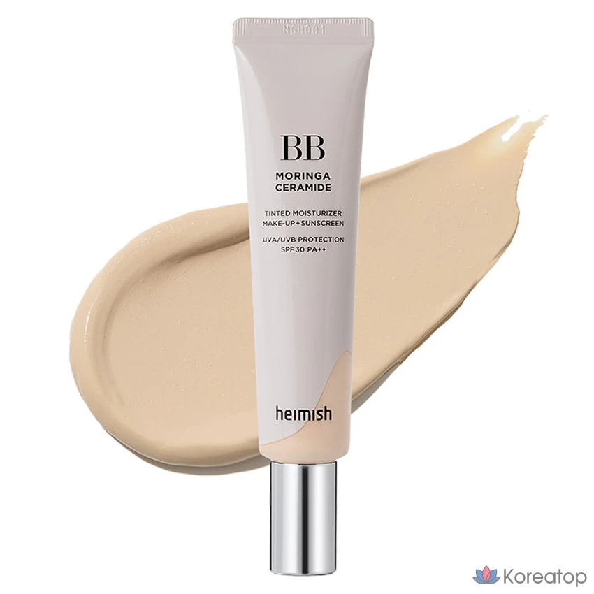 BB-крем Heimish Moringa Ceramide SPF30 PA++, оттенок 19 Fair Beige, 30 мл, 1 шт.