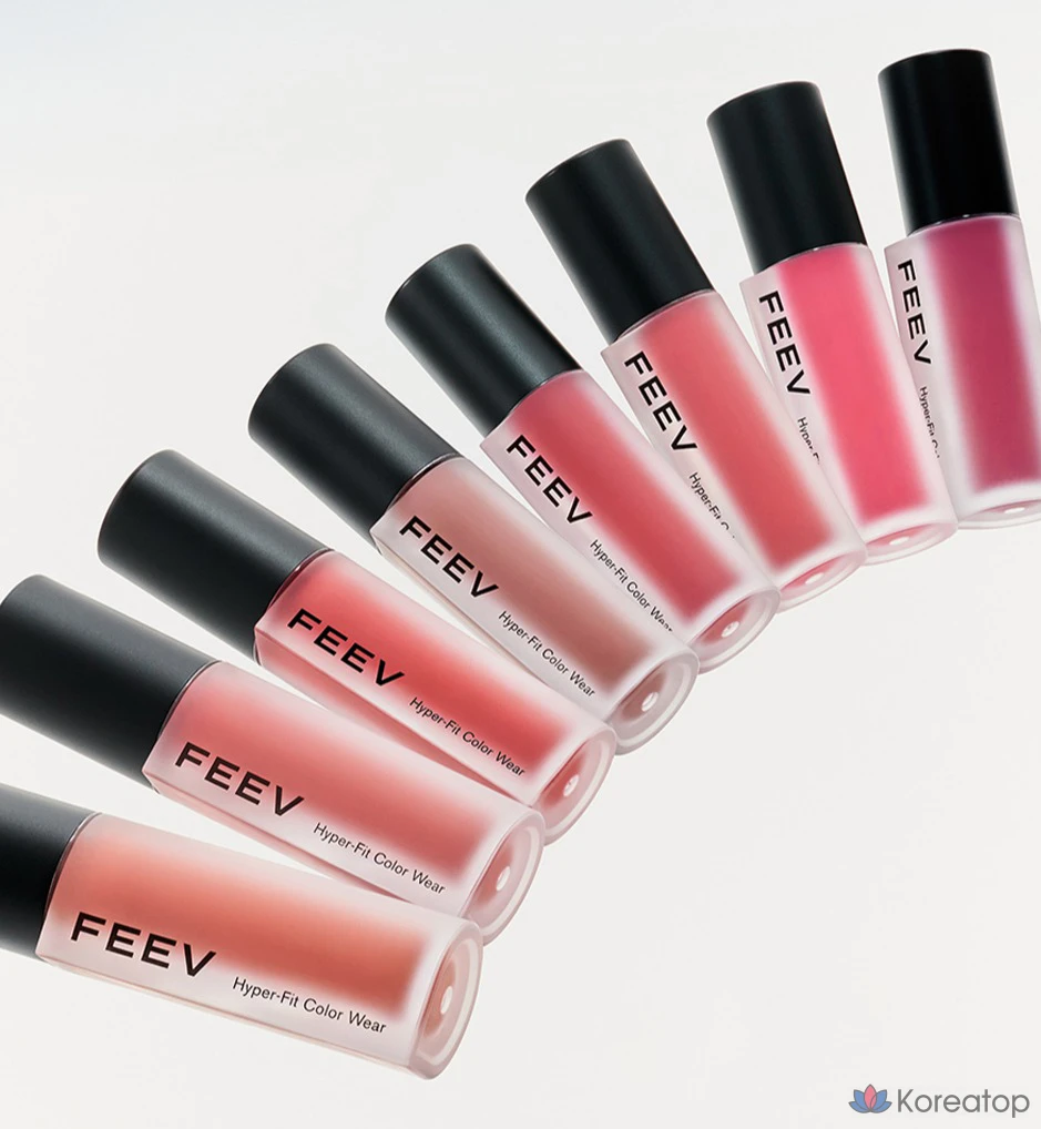 FEEV Hyper Color Wear Powder Fit Blur Lip Tint, Vanilla Rose, 1 шт.