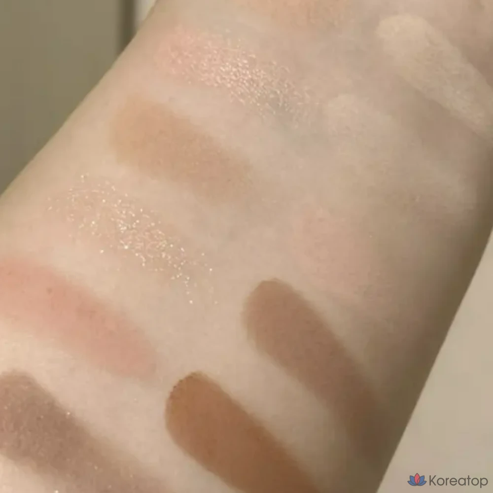 Палетка теней для век Colorgram, 03 Абрикосовый плюс Освежающий коралловый, 1 шт., фото 5