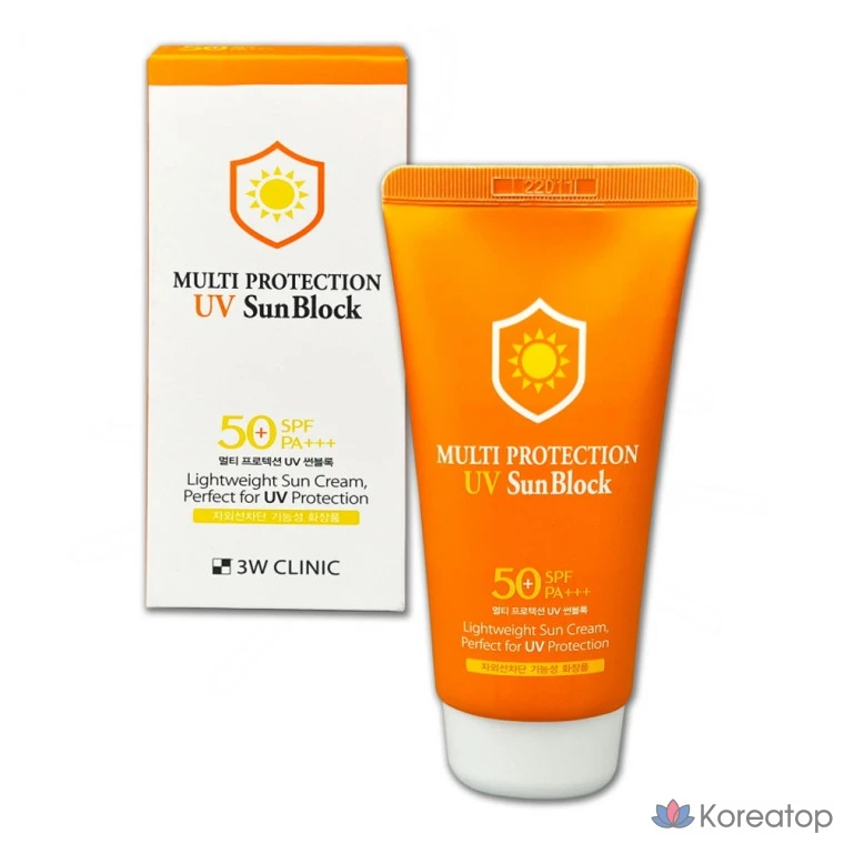 3W Clinic Multi Protection UV Sunblock, 70 мл