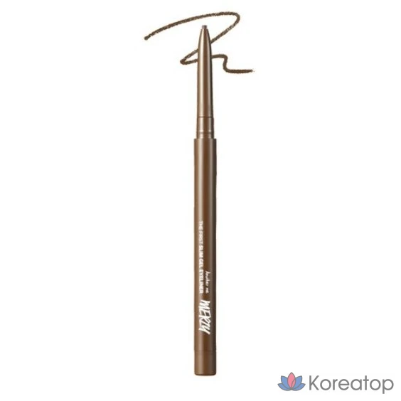 Гелевая подводка для глаз MERZY the First Slim Gel Eyeliner, 0,05 г, коричневый кварц, 1 шт.